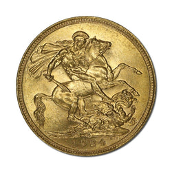 1924 Sydney Gold Sovereign Lustrous UNC