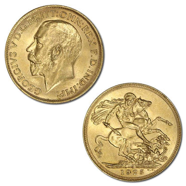 1925 Sydney King George V Gold Sovereign EF
