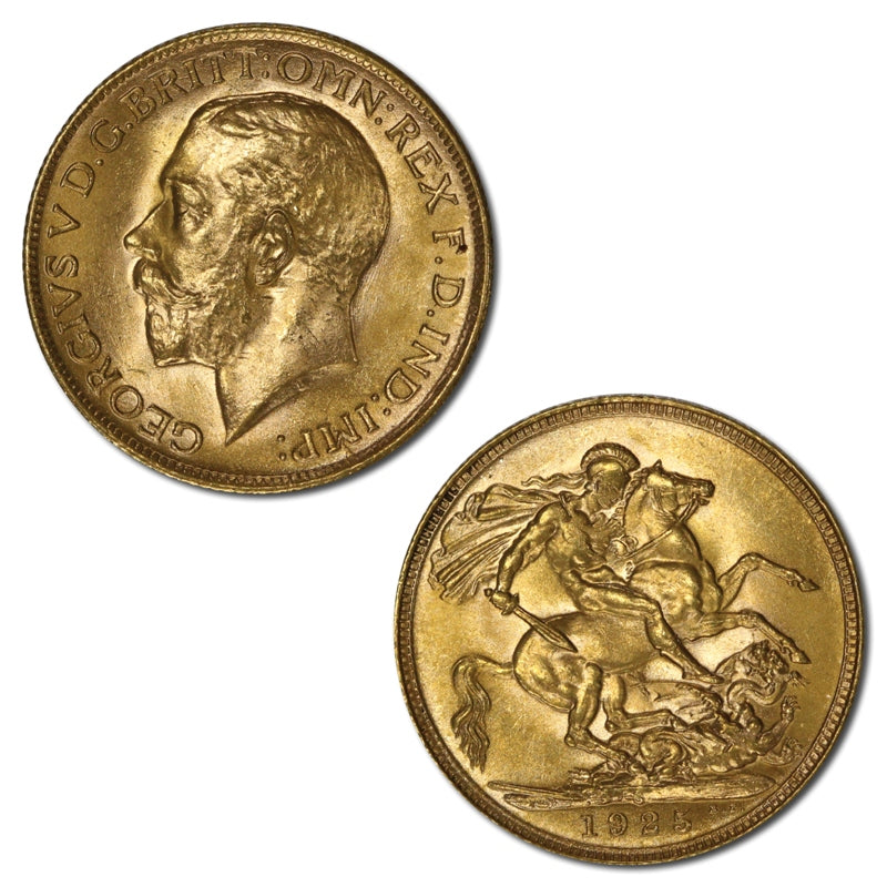 1925 Sydney Gold Sovereign Lustrous UNC