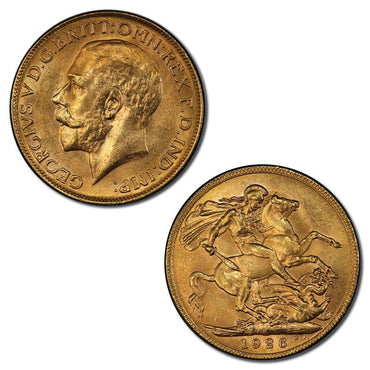 1926 Perth Gold Sovereign Lustrous UNC PCGS MS62