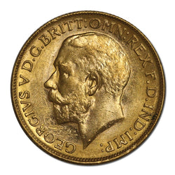1927 Perth King George V Gold Sovereign EF