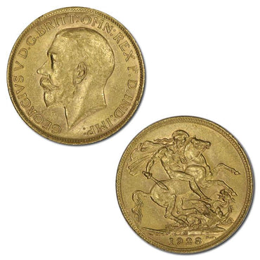 1928 Melbourne Gold Sovereign EF RARE!