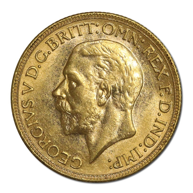 1929 Melbourne George V Gold Sovereign - THE KEY DATE RARE!
