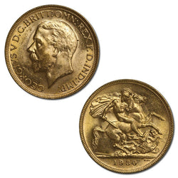 1930 Perth Gold Sovereign Lustrous UNC