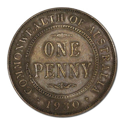 Australia 1930 Penny FINE+ GUARANTEED GENUINE!