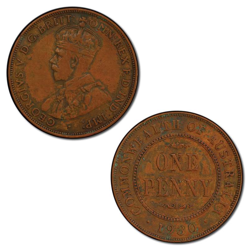 Penny Ridge Coin Pennies – M.R.Roberts - Wynyard Coin Centre