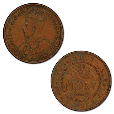 Australia 1930 Penny PCGS XF Detail