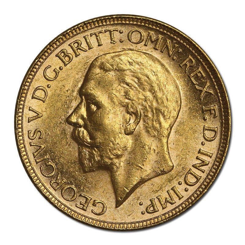 1931 Perth George V Small Head Gold Sovereign Lustrous UNC