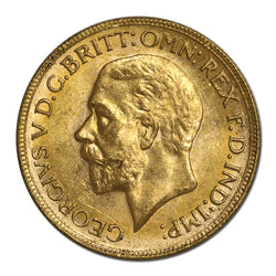 1931 Perth George V Small Head Gold Sovereign Lustrous nUNC