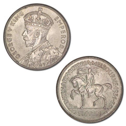 Australia 1934/5 Centenary Florin with Melbourne Foy's Bag