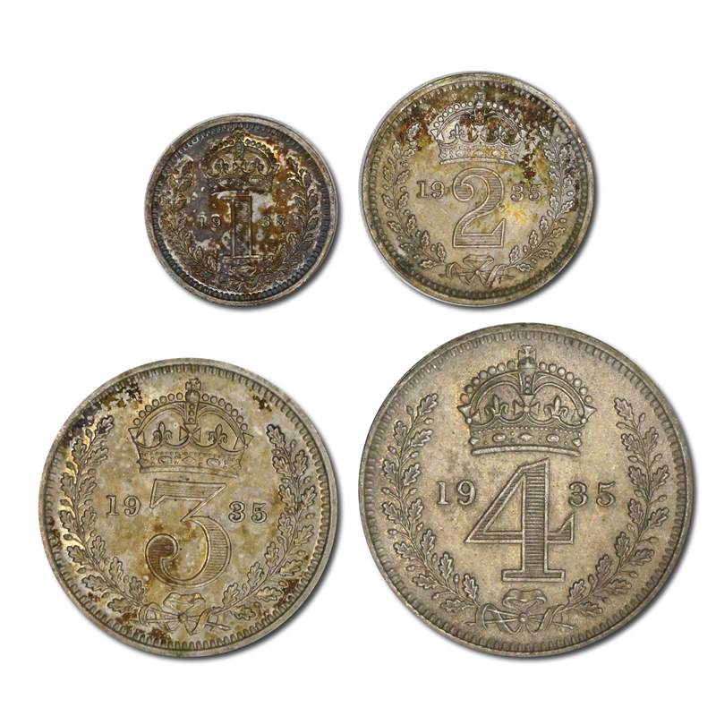 Great Britain 1935 George V Maundy Set