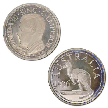Australia '1936' King Edward VIII Silver Proof Piedfort