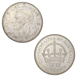 Australia 1938 Silver Crown