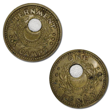 Australia (1939-1945) Internment Camps One Penny Error