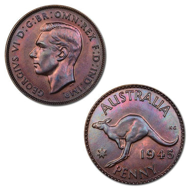 Australia 1945Y. Perth Mint Proof Penny