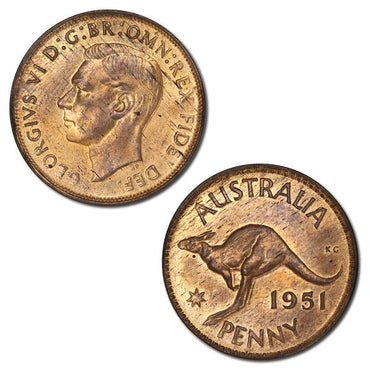 Australia 1951 Melbourne Penny