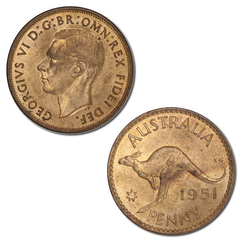 Australia 1951 PL Penny