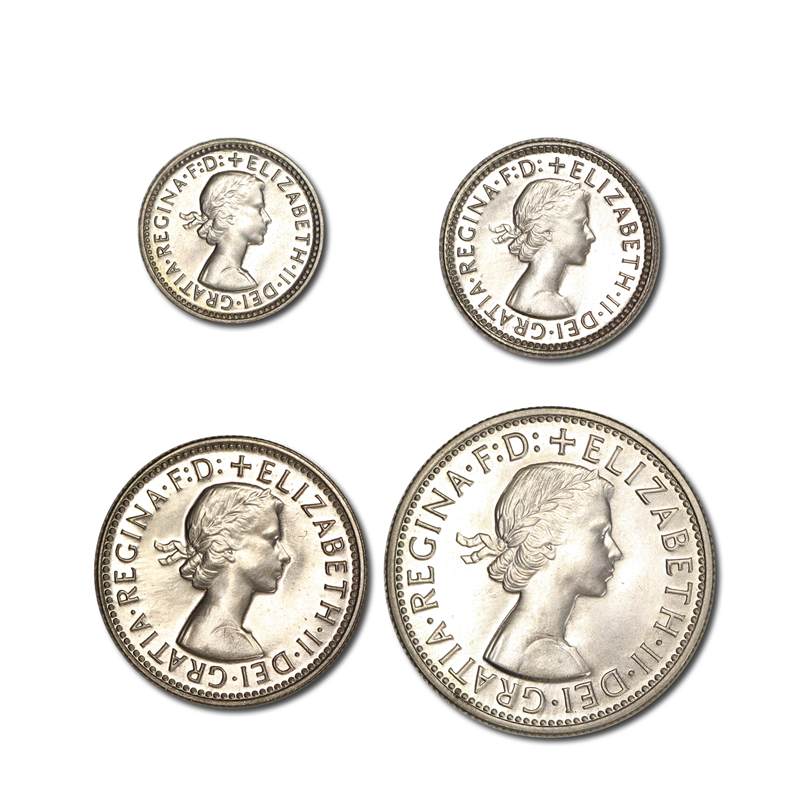 Australia 1962 Melbourne Mint 4 Coin Proof Set Cased