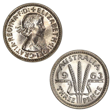 Australia 1963 Melbourne Mint Proof Threepence