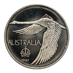 Australia 1967 Pattern Silver Swan Dollar PCGS MS67