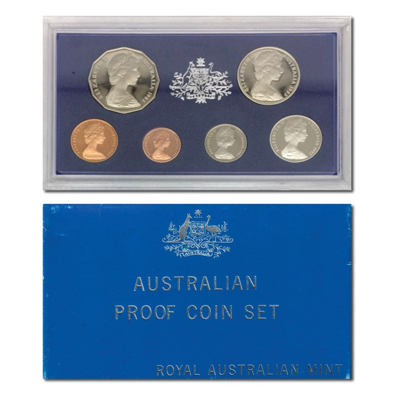 1983 6 Coin Proof Set - Export Packaging