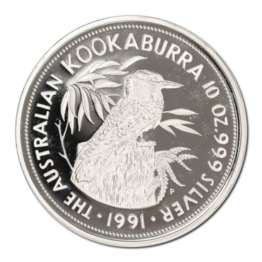 1991 Kookaburra 10oz Silver Proof