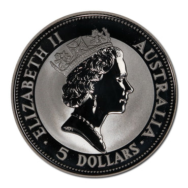 1991 Kookaburra $5 1oz Silver UNC