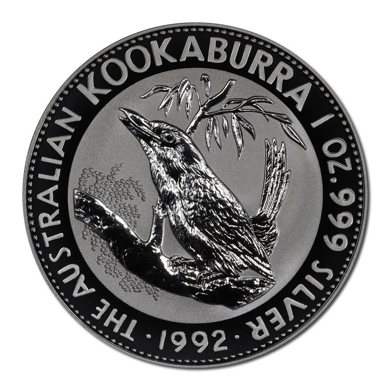 1992 Kookaburra $1 1oz Silver UNC