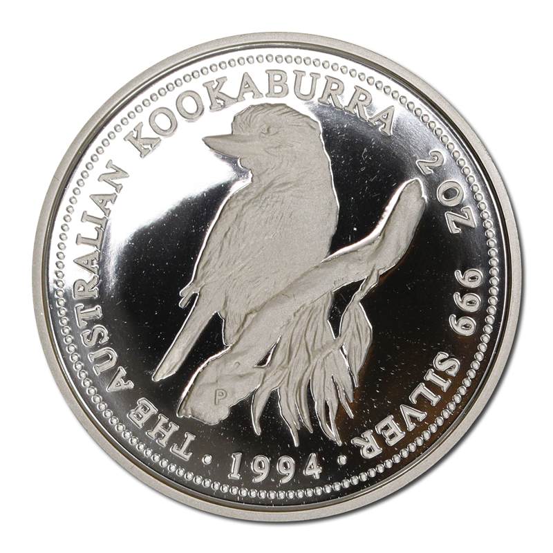 1994 Kookaburra $2 2oz Silver Proof