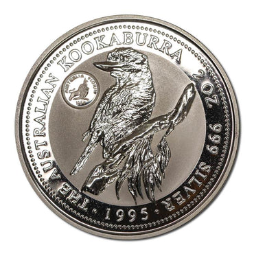 1995 Kookaburra 2oz Silver Proof - Royal Visit Privy Mark