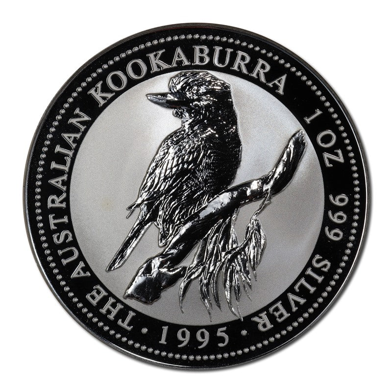 1995 Kookaburra $1 1oz Silver UNC – M.R.Roberts - Wynyard Coin Centre