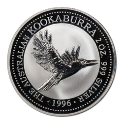 1996 Kookaburra $2 2oz Silver UNC