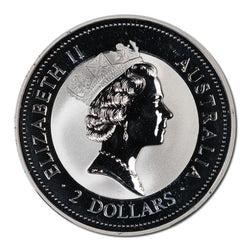 1996 Kookaburra $2 2oz Silver UNC