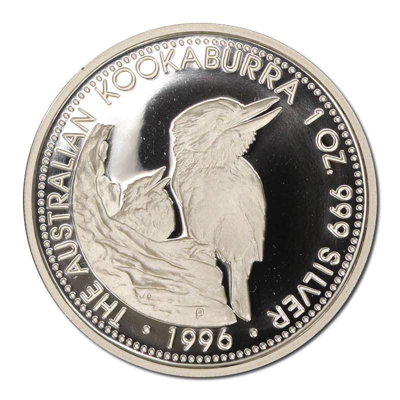 1996 Kookaburra $1 1oz 99.9% Silver Proof