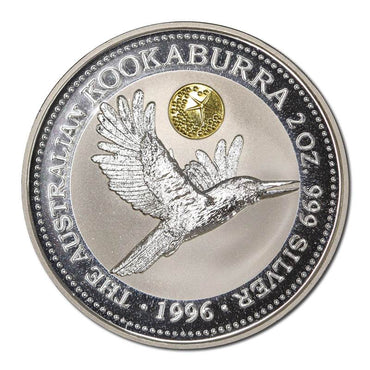 1996 Kookaburra $2 2oz Silver 'Star Pagoda' Privy Mark UNC