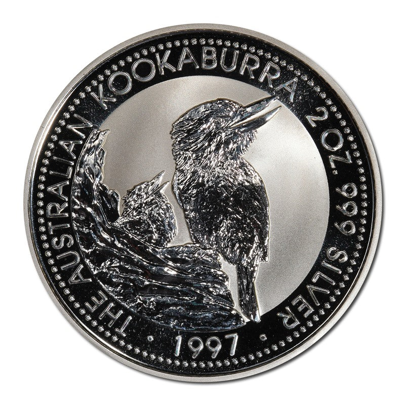 1997 Kookaburra $2 2oz Silver UNC