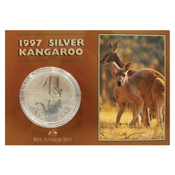 $1 1997 Kangaroo 1oz 99.9% Silver UNC