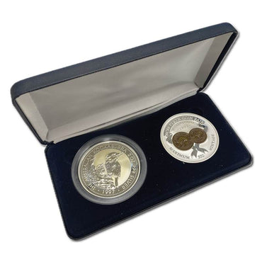 1997 Kookaburra Perth Fair 2oz Coin & 2oz Medallion