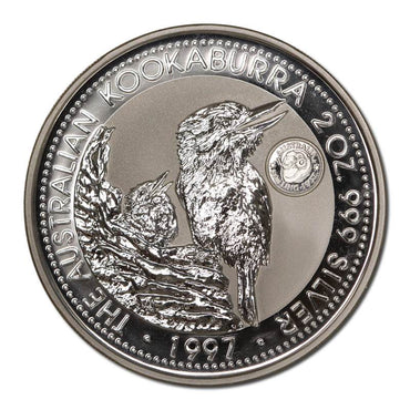 1997 Kookaburra $2 2oz Silver 1937 Shilling Privy Privy Proof
