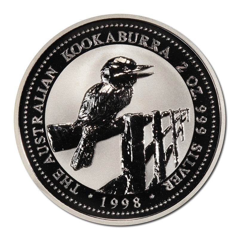 1998 Kookaburra $2 2oz Silver UNC