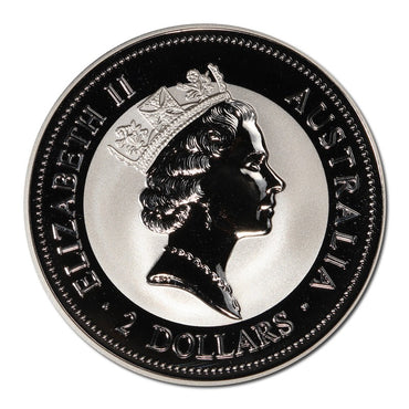 1998 Kookaburra $2 2oz Silver UNC