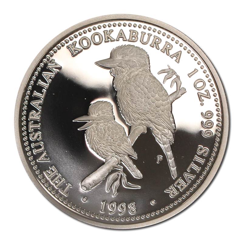 1998 Kookaburra $1 1oz Silver proof