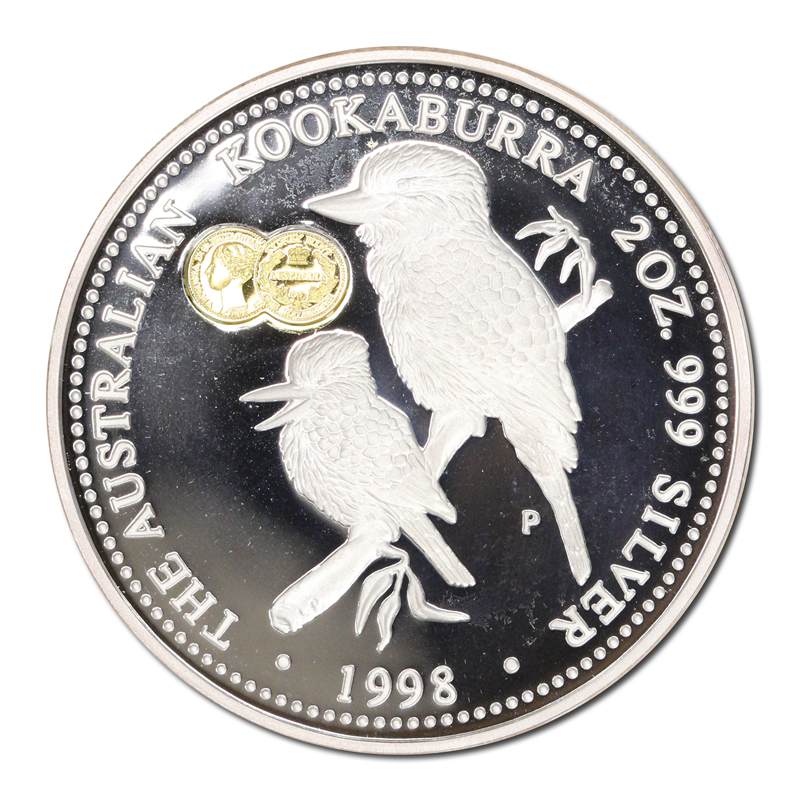 1998 Kookaburra $2 2oz (Sydney Mint Privy) Silver Proof
