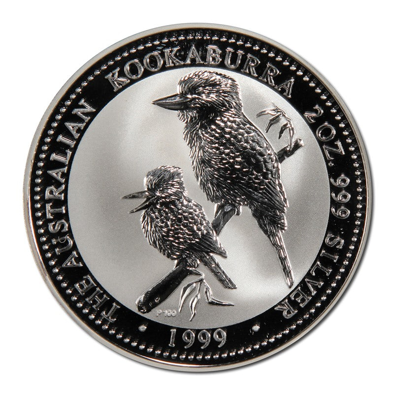 1999 Kookaburra $2 2oz Silver UNC