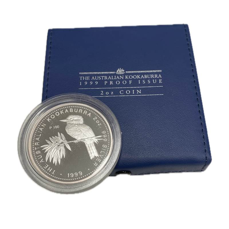 1999 Kookaburra $2 2oz Silver Proof
