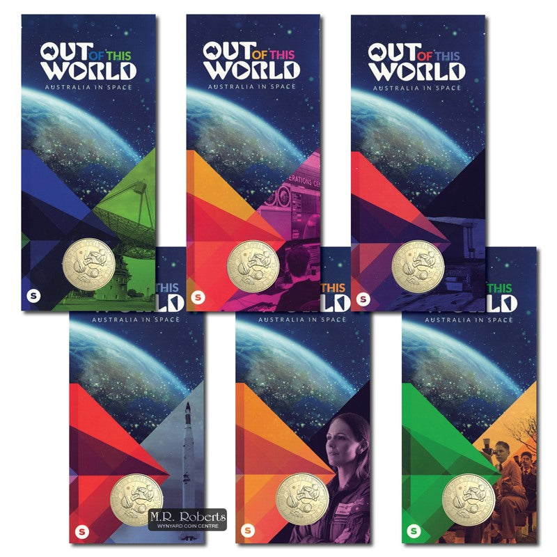 $1 2024 Out of this World 'S' Counterstamp Set of 6