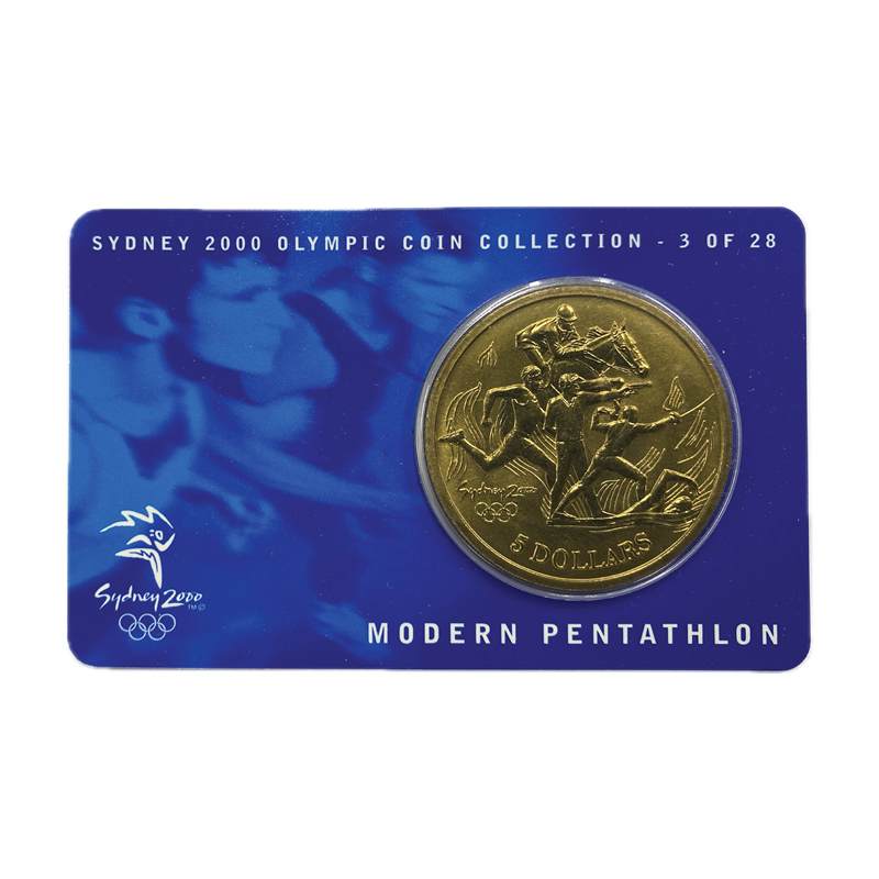 $5 2000 Sydney Olympics Modern Pentathlon Al-Bronze Un