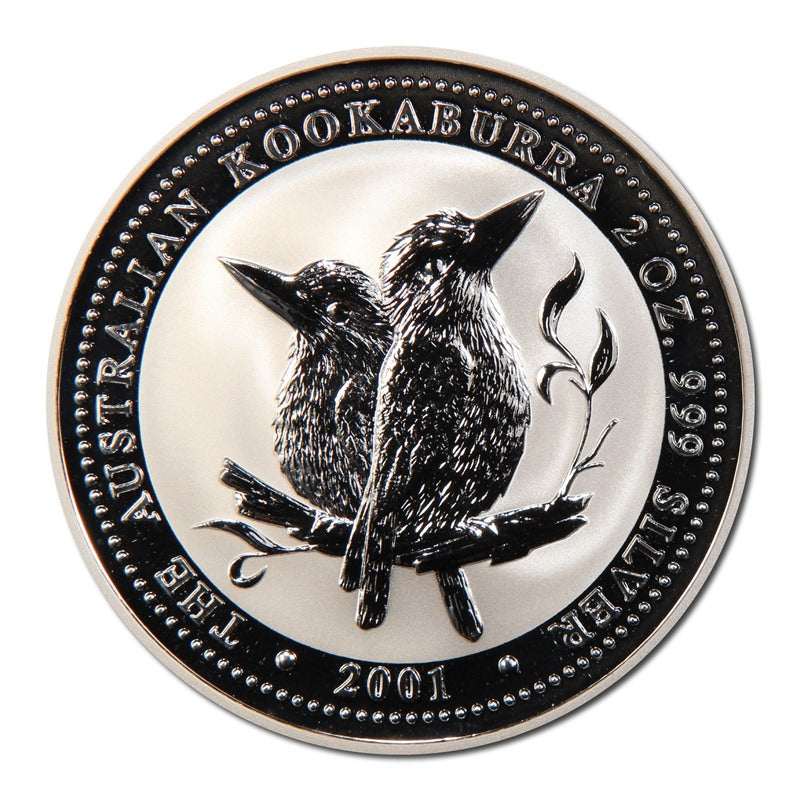 2001 Kookaburra $2 2oz Silver UNC