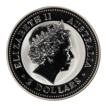 2003 Kookaburra $2 2oz Silver UNC