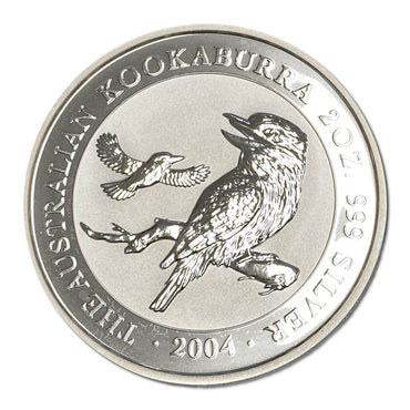2004 Kookaburra $2 2oz 99.9% Silver UNC